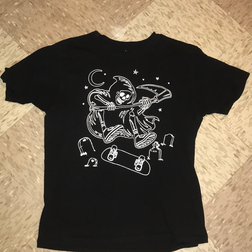 Large Black Graphic ALab T-shirt